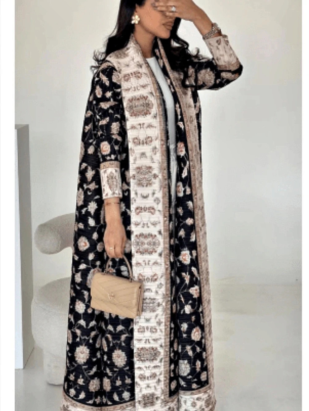 Floral Black & Pink Kimono (never worn)